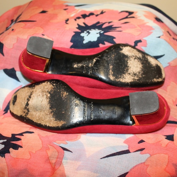 Bruno Magli Suede Leather Red - Picture 4 of 4